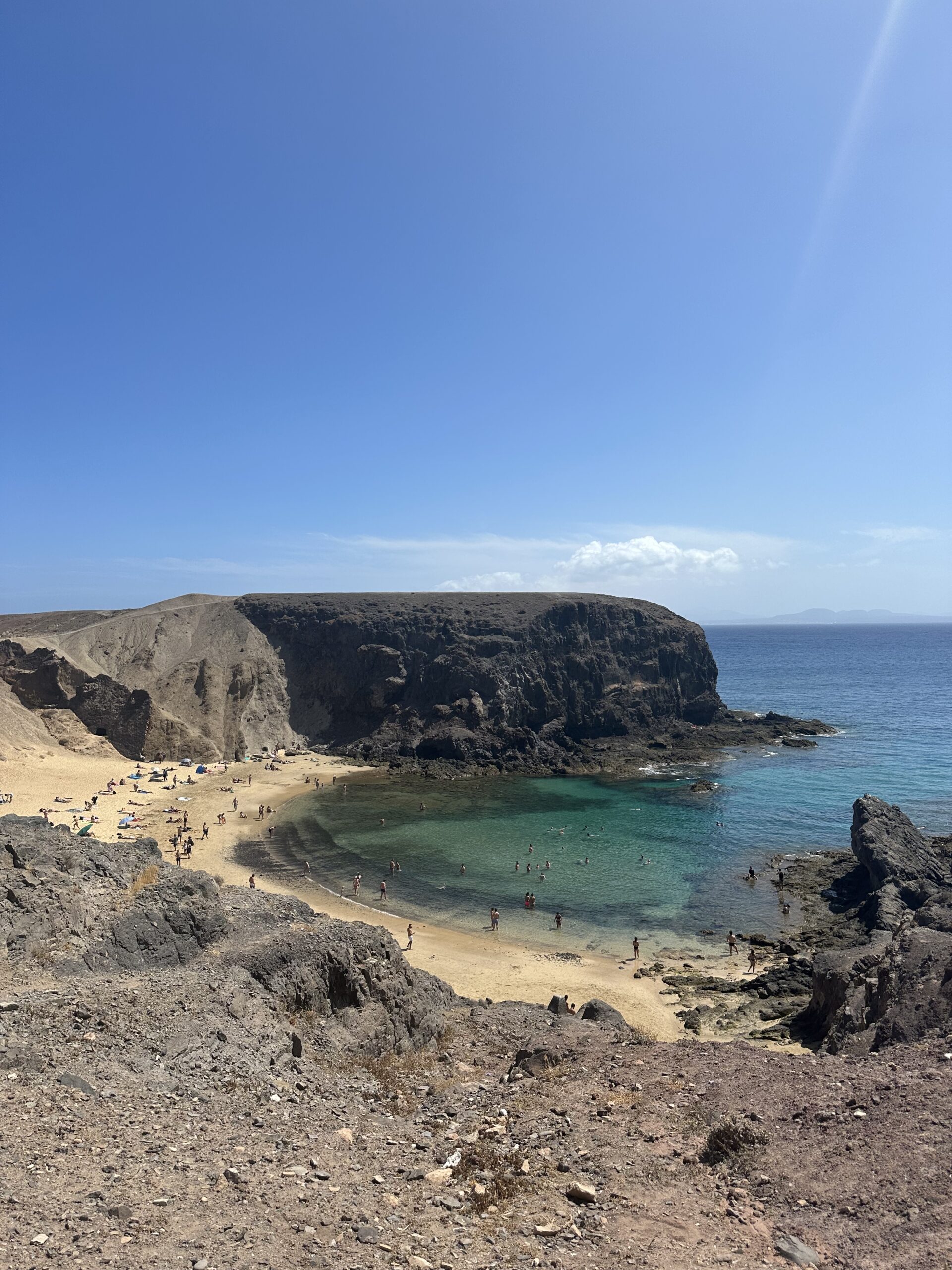 plaża Papagayo na Lanzarote